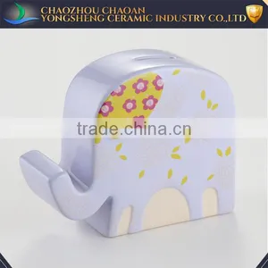 Manufacturer Elephant Shape Ceramic Money Boxes Wholesale thumbnail-1