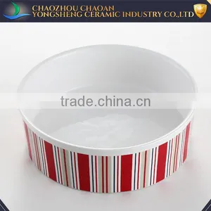 Wholesale Ceramic Modern Decal Dog Bowl for Manufacturer's Promotion thumbnail-2
