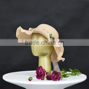 Fashion Golden Egghead Female Mannequin Head Fiberglass Display For Cap thumbnail-2