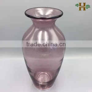 Made In China Hot Sale Pink Glass Jar for Flower Arrangement thumbnail-1