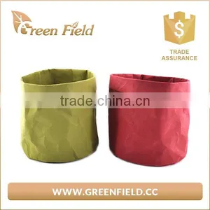 Green Field Washable Kraft Paper Storage Bag thumbnail-1