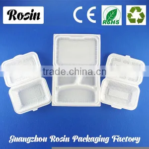 PS PP Foam Disposable Degradable no Harm Food Plastic Tray thumbnail-1
