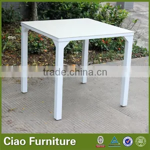 Outdoor Square Glass Stone Coffee Table thumbnail-1