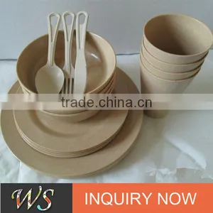 Eco-friendly Rice Husk Hotel Tableware Set thumbnail-1