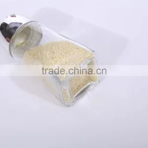4oz Clear Spice Glass Jar With Decorative Silver Screw Top Lid thumbnail-3