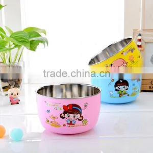 Stainless Steel Colorful Round Lunch Box/food Carrier thumbnail-2