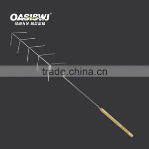 Wholesale Roasting BBQ Fork /Wooden Handle and Metal BBQ Fork thumbnail-3