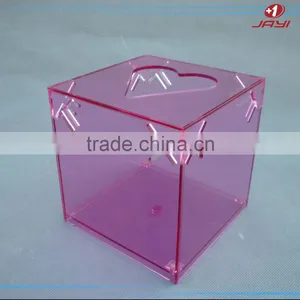 Factory Supply High Quality Clear Acrylic Tissue Box Holder thumbnail-2