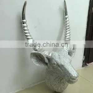 Polyresin Goat Head Sculpture thumbnail-4