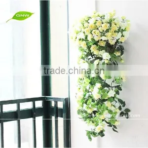 GNW FLV08 Artificial Hanging Flower Vine Fabric Leaf Silk Blossom for Home Wedding Decoration thumbnail-2