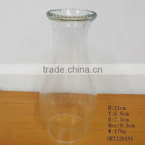 Clear Crown Glass Chimney thumbnail-1