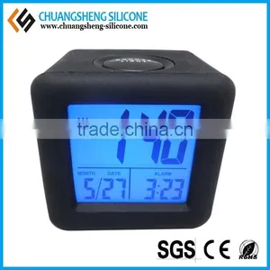 Square Alarm Clock, Silicone Promotional Clock, Smart Lovely Table Clock thumbnail-4