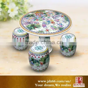 Chinese Style High Quality Blue and White Ceramic Cheap Used Furniture in Hot Sale thumbnail-2