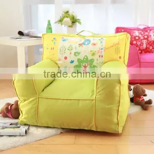 Lovely Colorful Printed Forest Party Kids Upholstery Sofa - New Arrival Cute Designed Children Room Pouf BF11-02284b thumbnail-2