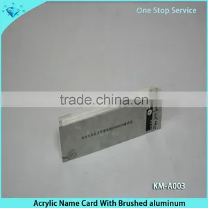 High Grade Clear Solid Acrylic Name Card Block thumbnail-1