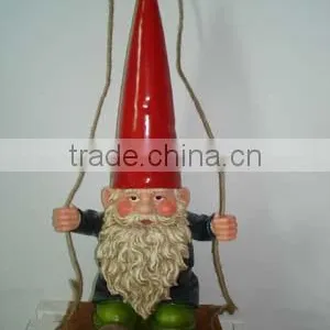 Newest Polyresin Labor Dwarf Decorative Garden Statue thumbnail-1