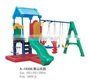 Hot Popular Sale Garden Combination Playground Swing Slide(A-19306) thumbnail-1