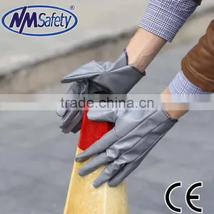 NMSAFETY Grey Nitrile Impregnated Gloves thumbnail-1