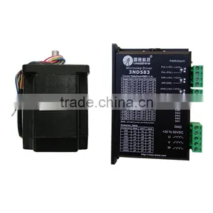 Leadshine 3 Phase Stepper Motor 863S42 and Stepper Driver 3ND583 for for Y AXIS 1318 1325 Machine thumbnail-1