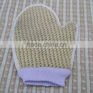Hot Selling Natural Loofah Bath Gloves for Bath Spa and Shower thumbnail-4