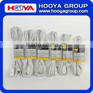 Indoor 110V UL Male to Female Flat Extension Cord thumbnail-1