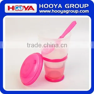 Cereal 2 Go Cup Cereal Breakfast Cup Plastic Cereal Cup Cereal Double Cup thumbnail-5