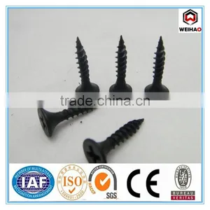 Cross Flat Head Black Phosphate Self Drilling Drywall Concrete Screw thumbnail-3