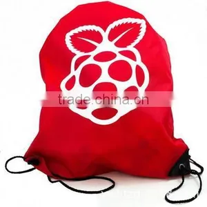 210D Nylon Custom Mesh Drawstring Pack/Bag/Backpack thumbnail-6