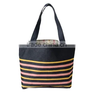 Wholesale Modern 600D Polyester Double Layer Fashion Shopping Handbag,women Shopping Tote Bag thumbnail-4