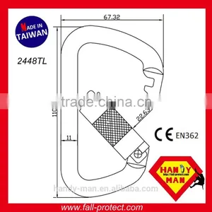 2448TL CE EN362 Steel Safety Carabiner thumbnail-2
