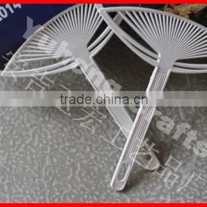 ECO-friendly pp Paper Fan With Long Handle thumbnail-5