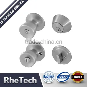 More Popular Stainless Steel Combo Locket, Entrance Round Knob Tubular Lock and Single Cylinder Deadbolt thumbnail-2