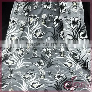 Elegant Embroidery Design Mesh Fabric, Flower Sequin Fabric for Dress thumbnail-1