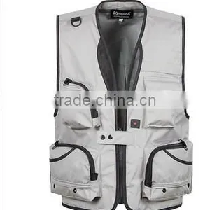Fishing Vest Outdoor Hiking Photography Canvas Vest Waistcoat Of Photographer Made in China thumbnail-1