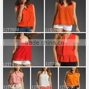 Oem Clothing Manufacturering!fashion Clothes!12TT030 Summer Tops Blouses 2012!latex Clothing for Lady Fashion,best Price thumbnail-1