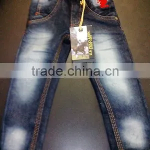 Boys Branded Denim Pant (Garment Stock Lots / Apparel Stock / Stocklots / Garment Apparel From Sri Lanka / Bangladesh) thumbnail-1