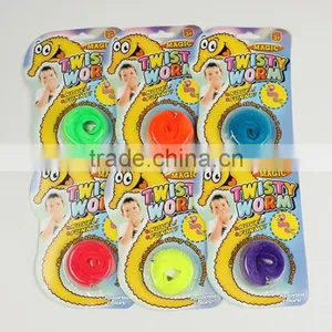 Magic Worm Twisty Plush Wiggle Stuffed Animals Close up Magic Trick Professional Magician Card Street Kids Toy Mentalism thumbnail-1
