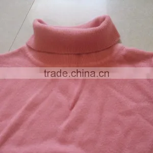 China Latest Fashion Design Children Winter Long Sleeve Wear High Neck Pink Thick Kids Girl Sweater (BKNK5282) thumbnail-4