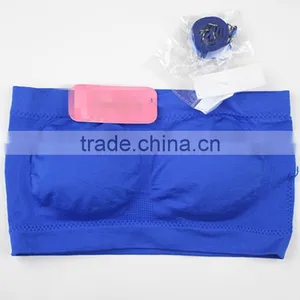 Tube Bra Girl Underwear Removable Straps Padded Tube Top Bra thumbnail-2