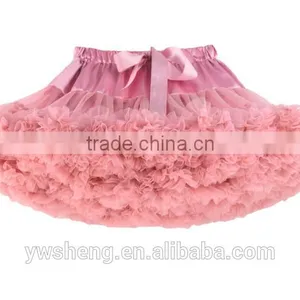 High Quality Baby Girls Fluffy Chiffon Pettiskirts Kids Tutu Skirts Children Short Pettiskirts thumbnail-5