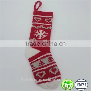 Christmas Decoration Knitted Sock Supplies Jacquard Pattern Decoration Christmas Sock thumbnail-1