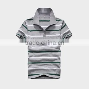2015 Men's Bulk Polo Shirt With Block Stripe thumbnail-3