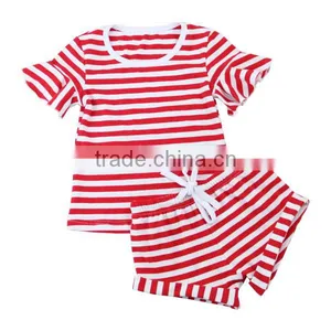 2017 Wholesale Baby Clothes Western Girls Outfit Girls Summer Sets Children Shirts Match Shorts Girl Outfit thumbnail-4