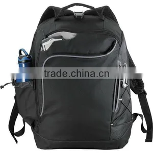 Summit TSA 15" Computer Backpack - Front Zippered Pocket With Deluxe Organization and Comes With Your Logo. thumbnail-1