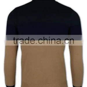 ISO9001/BSCI Manufature OEM Service 100%cotton Mens High Collar Sweaters thumbnail-4