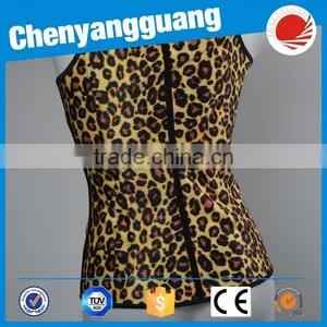 CYG-leopard Pattern With Strap Overbust Waist Trainer Cincher Belt thumbnail-3