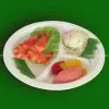 10 Inch Three Compartments Paper Plate thumbnail-2