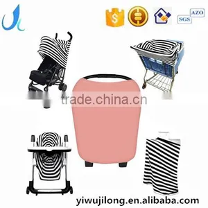 Stretchy Nursing Breastfeeding Cover Scarf Cotton Baby Stroller Cart/baby Car Seat Covers thumbnail-1