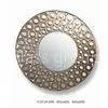 Custom Interior Decorative Framed Wall Mirrors / Round Art Glass Mirror 13mm thumbnail-1