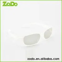White Color Fashional Circular Polarized 3D Glasses thumbnail-1